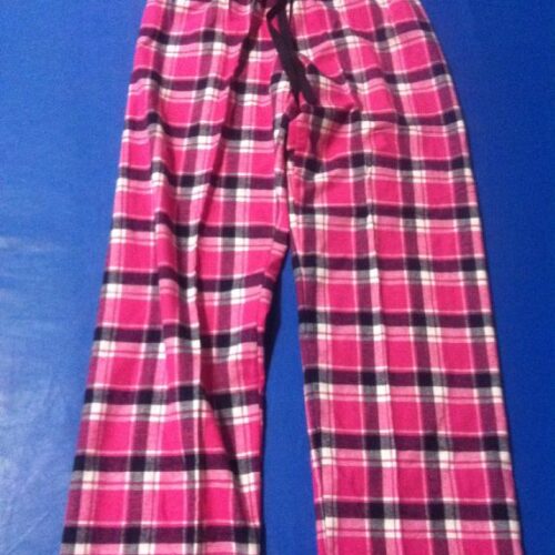 Pink Plaid Pants